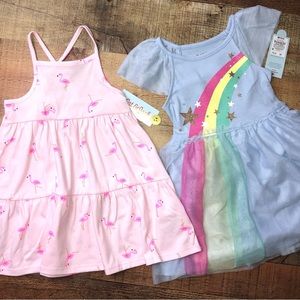 2 Cat & Jack Dresses Both Size 3T